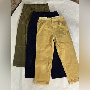 3 Pair of Cords Cordorouy 2 Polo 1 Nautica 36 x 32 EUC